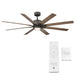 FR-W2001-66L35OBBW Lighting/Ceiling Lights/Ceiling Fans