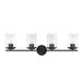 8-8020-4-BK Lighting/Wall Lights/Vanity & Bath Lights