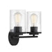 8-8020-2-BK Lighting/Wall Lights/Vanity & Bath Lights
