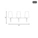 8-2542-3-322 Lighting/Wall Lights/Vanity & Bath Lights