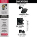 T17464-BL Bathroom/Bathroom Tub & Shower Faucets/Tub & Shower Faucet Trim