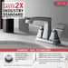 2564-BLMPU-DST Bathroom/Bathroom Sink Faucets/Centerset Sink Faucets