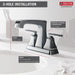 2564-BLMPU-DST Bathroom/Bathroom Sink Faucets/Centerset Sink Faucets