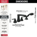 T4764-BL Bathroom/Bathroom Tub & Shower Faucets/Roman Tub Faucets