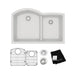 ELGHU3322RWH0C Kitchen/Kitchen Sinks/Undermount Kitchen Sinks