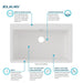 ELGR13322WH0 Kitchen/Kitchen Sinks/Drop in Kitchen Sinks