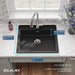 ELGAD2522PDBK0 Kitchen/Kitchen Sinks/Drop in Kitchen Sinks