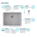 ELGUAD2519PDGS0 Kitchen/Kitchen Sinks/Undermount Kitchen Sinks