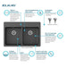 ELGAD3322PDBK0 Kitchen/Kitchen Sinks/Drop in Kitchen Sinks