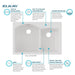 ELGH3322RWH0 Kitchen/Kitchen Sinks/Drop in Kitchen Sinks