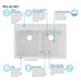 ELGDLB3322WH0 Kitchen/Kitchen Sinks/Drop in Kitchen Sinks