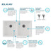 ELGUAD3319PDWH0 Kitchen/Kitchen Sinks/Undermount Kitchen Sinks
