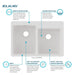 ELG250RWH0 Kitchen/Kitchen Sinks/Drop in Kitchen Sinks