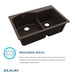 ELGH3322RBK0 Kitchen/Kitchen Sinks/Drop in Kitchen Sinks
