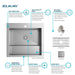 ELDSSF30279DBG Kitchen/Kitchen Sinks/Apron & Farmhouse Sinks