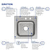DPC1202010MR2 Kitchen/Kitchen Sinks/Drop in Kitchen Sinks