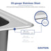 DPC1202010MR2 Kitchen/Kitchen Sinks/Drop in Kitchen Sinks