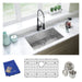 EFRU2816TC Kitchen/Kitchen Sinks/Undermount Kitchen Sinks