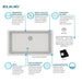 ELGRU13322WH0C Kitchen/Kitchen Sinks/Undermount Kitchen Sinks