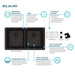 ELGU3322BK0C Kitchen/Kitchen Sinks/Undermount Kitchen Sinks
