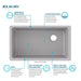 ELGU13322GS0 Kitchen/Kitchen Sinks/Undermount Kitchen Sinks