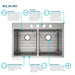 ECTSR33229TBG4 Kitchen/Kitchen Sinks/Dual Mount Kitchen Sinks