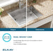 ECTSRAD25226TBG1 Kitchen/Kitchen Sinks/Dual Mount Kitchen Sinks
