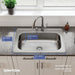 DSE133222 Kitchen/Kitchen Sinks/Drop in Kitchen Sinks