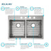 ECTSRAD33226TBG4 Kitchen/Kitchen Sinks/Dual Mount Kitchen Sinks