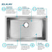 EFRU281610T Kitchen/Kitchen Sinks/Undermount Kitchen Sinks