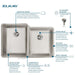 ELUHH3120RTPD Kitchen/Kitchen Sinks/Undermount Kitchen Sinks