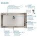 ELUHH3017TPDBG Kitchen/Kitchen Sinks/Undermount Kitchen Sinks
