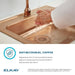 LR1722OS4-CU Kitchen/Kitchen Sinks/Drop in Kitchen Sinks