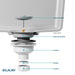 LKQS35SM Parts & Maintenance/Kitchen Sink & Faucet Parts/Kitchen Sink Drains