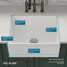 SWUF2520WH Kitchen/Kitchen Sinks/Apron & Farmhouse Sinks