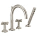 T67475-BNLHP Bathroom/Bathroom Tub & Shower Faucets/Roman Tub Faucets