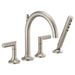 T67475-BNLHP Bathroom/Bathroom Tub & Shower Faucets/Roman Tub Faucets