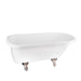 ADTR60-WH-PN Bathroom/Bathtubs & Showers/Freestanding Tubs