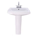 3-454WH Bathroom/Bathroom Sinks/Pedestal Sink Sets
