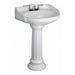 3-654WH Bathroom/Bathroom Sinks/Pedestal Sink Sets