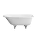 CTR60-WH-SN Bathroom/Bathtubs & Showers/Freestanding Tubs