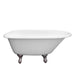 CTRH49-WH-BN Bathroom/Bathtubs & Showers/Freestanding Tubs