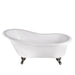 CTSN60-WH-SN Bathroom/Bathtubs & Showers/Freestanding Tubs