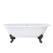 CTDRN72-WH-BL Bathroom/Bathtubs & Showers/Freestanding Tubs