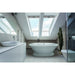 LAU7040ATO-WHI Bathroom/Bathtubs & Showers/Freestanding Tubs
