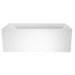 PAC6333HTO-WHI Bathroom/Bathtubs & Showers/Freestanding Tubs