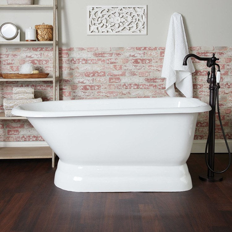 Barclay RTOVN64-OF-WH Howe 65 Resin Freestanding Tub