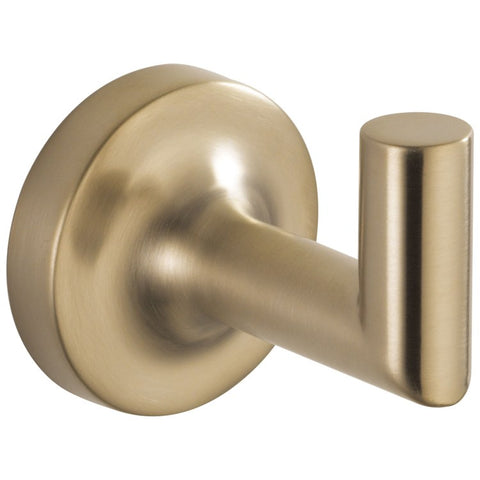 Robe Hook Odin Single Brilliance Luxe Gold 1-3/4 Inch 2-1/8 Inch Wall