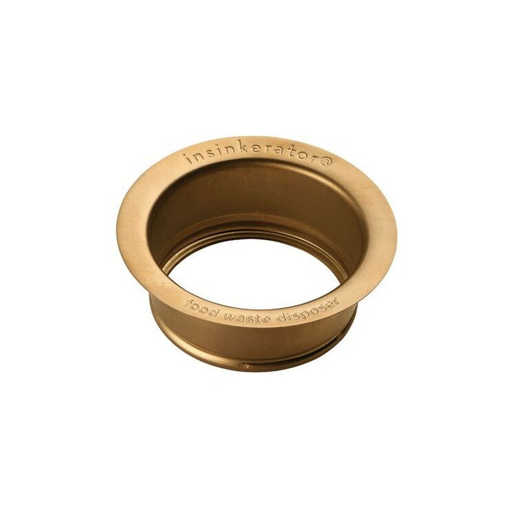 Sink Flange Brushed Bronze 4-1/2 x 4-1/2 x 1-3/4 Inch Stainless Steel  Frank Webb Home